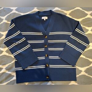 Lake Pajamas Nora Cotton Cardigan Sweater: NWOT! Size Small.